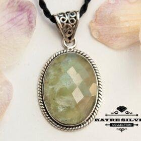 Green Quartz Pendant, Green Quartz, Quartz Pendant, Gemstone Pendant, Green Pendant, Green Necklace, Green Stone Pendant, One of a Kind