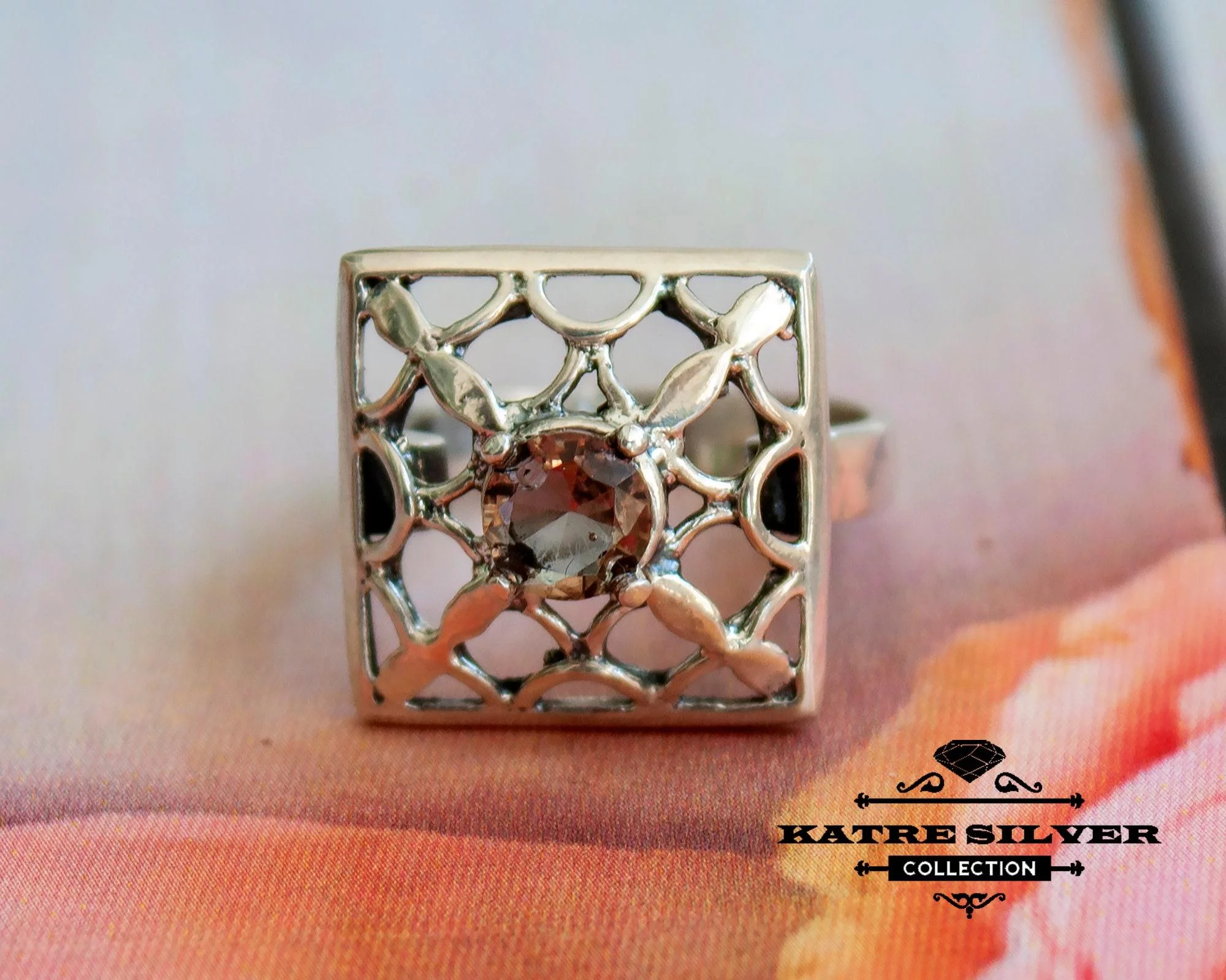 Stunning Diaspore Ring 925 Sterling Silver – Color Changing Gemstone Ring, Turkish Handmade Statement Ring for Her - Image 5