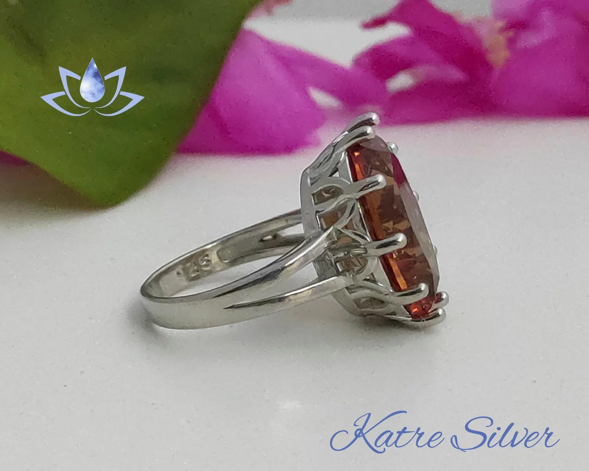 Stunning Sultanite Ring 925 Sterling Silver – Color Changing Diaspore Promise Ring, Elegant Unique Ring for Her - Image 6