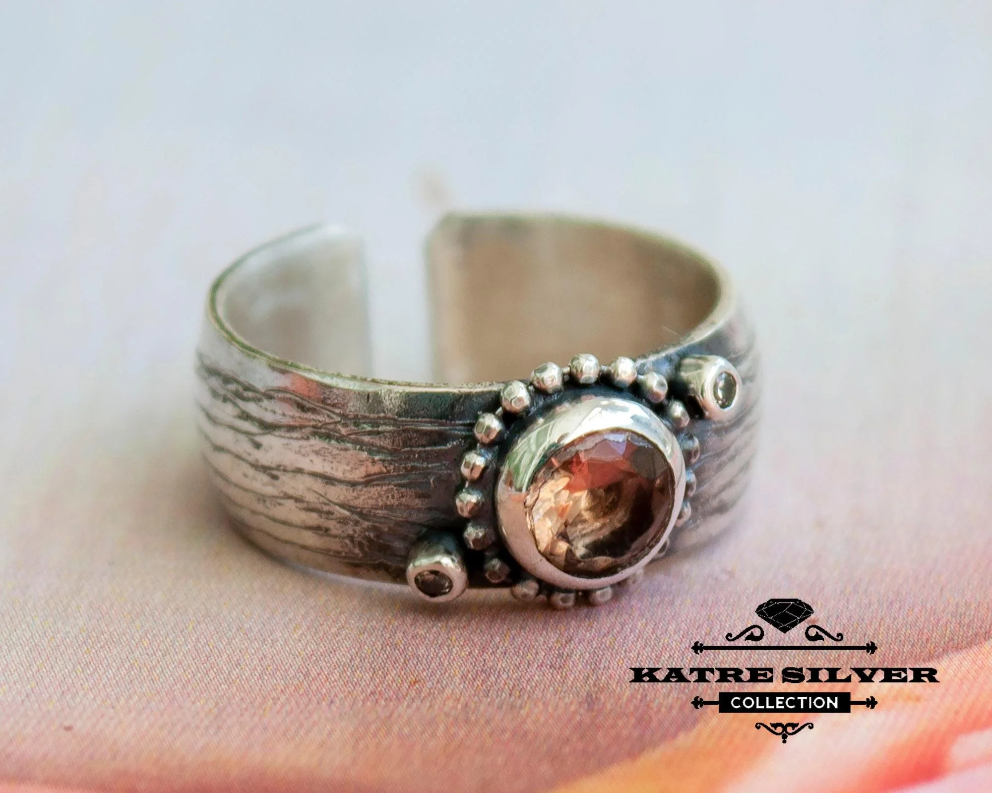 Stunning Handmade Diaspore Ring 925 Sterling Silver – Color Changing Gemstone Ring, Adjustable Vintage Ring for Women - Image 10