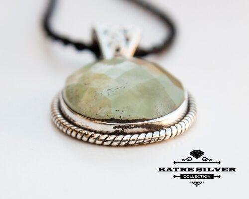 Green Quartz Pendant, Green Quartz, Quartz Pendant, Gemstone Pendant, Green Pendant, Green Necklace, Green Stone Pendant, One of a Kind - Image 5