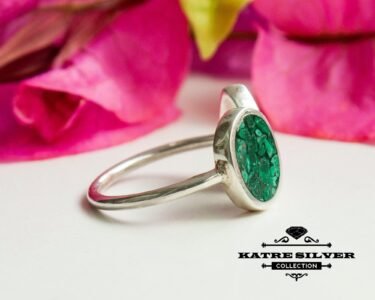 Mosaic Ring, Lapis Ring, Malachite Ring, Mosaic Stone, Lapis Lazuli Ring, Open Ring, Adjustable Ring, Mosaic Jewelry, Geometric Ring, Vintage - Image 6