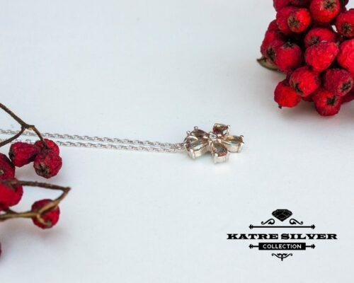 Sultanite Flower Necklace, Sultanite Necklace, Flower Necklace, Dainty Necklace, Everyday Necklace, Unique Necklace, Minimalist Necklace - Image 4