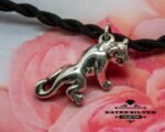 Lion Lover, Silver Lion Charm, Silver Lion Necklace, Silver Lion Pendant, Silver Lion Jewelry, Lion Pendant, Lion Necklace, Silver Lion - Image 2