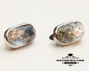 Stunning Faceted Quartz Earrings 925 Sterling Silver – Handmade Bohemian Statement Gemstone Earrings, Unique Clip-On Jewelry Gift for Women - Image 3