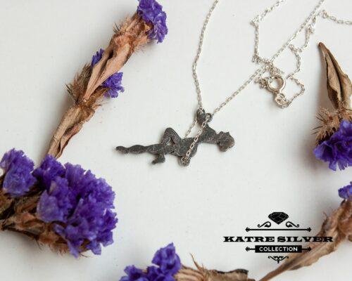Dainty Swinging Girl, Girl on Swing Necklace, Dainty Necklace, Delicate Necklace, Hanging Girl, Gift Ideas, Gymnastic Jewelry, Women Necklace - Image 10