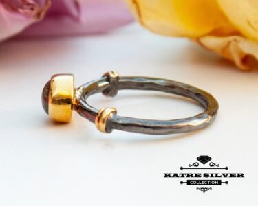 Stunning Oval Tourmaline Ring 925 Sterling Silver – Handmade Gemstone Statement Ring, Unique Vintage Solitaire Ring Gift for Women - Image 6