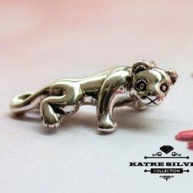 Lion Lover, Silver Lion Charm, Silver Lion Necklace, Silver Lion Pendant, Silver Lion Jewelry, Lion Pendant, Lion Necklace, Silver Lion