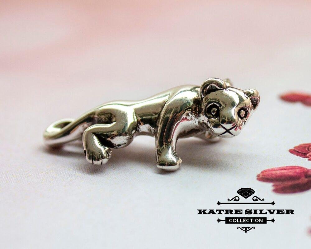 Lion Lover, Silver Lion Charm, Silver Lion Necklace, Silver Lion Pendant, Silver Lion Jewelry, Lion Pendant, Lion Necklace, Silver Lion