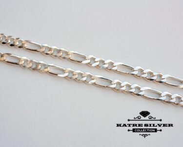 Silver Figaro Link Chain Men, Figaro Chains, Figaro Necklace, Figaro Chain, Solid Silver Chain, Chain Necklace, Necklace Chain, Mens Chain - Image 4