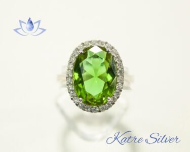 Best Color Changing Sultanite Halo Ring 925 Sterling Silver – Handmade Diaspore Engagement Promise Ring, Turkish Gemstone Gift for Her - Image 4