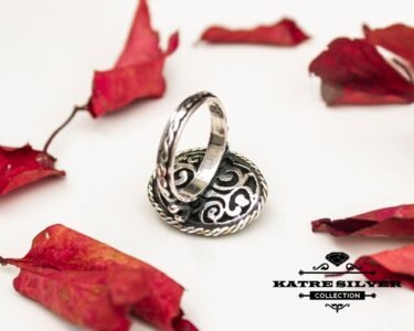 Raw Ruby Ring, Natural Ruby Rings, Oval Ruby Ring, Ruby Ring Silver, Silver Ruby Ring, Red Ruby Ring, Ruby Jewelry, Statement Ring, Red Ring - Image 8