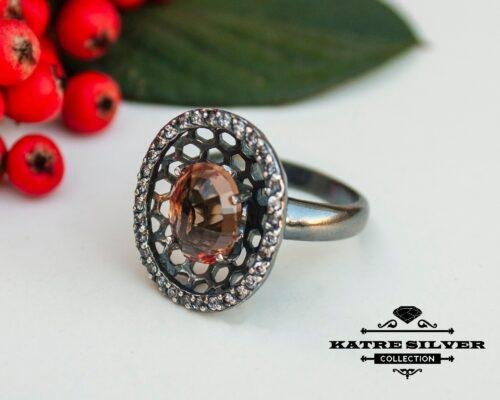 Sultanite Color Change Ring, Turkish Ring, Handmade Woman Ring, Womens Silver Ring, Handmade Silver Ring, Woman Silver Ring, Solitaire Ring - Image 6