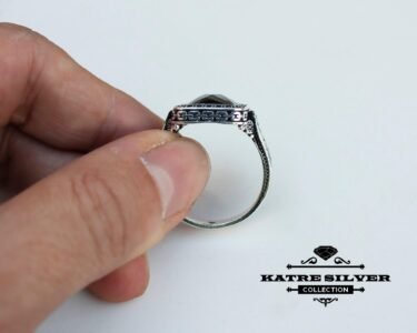 Ottoman Men 925K Silver Ring, Turkish Ring, Onyx Men Ring, Mens Stone Ring, Black Stone Ring, Statement Ring, Mens Silver Ring, Gift for Men - Image 9