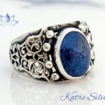 Mens Tanzanite Ring, Blue Tanzanite, Mens Birthstone Ring, Magnificent Sapphire, Genuine Tanzanite, Men's Ring, Gift for Him