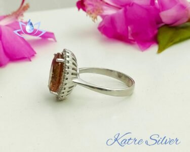 Best Color Changing Sultanite Halo Ring 925 Sterling Silver – Handmade Diaspore Engagement Promise Ring, Turkish Gemstone Gift for Her - Image 9