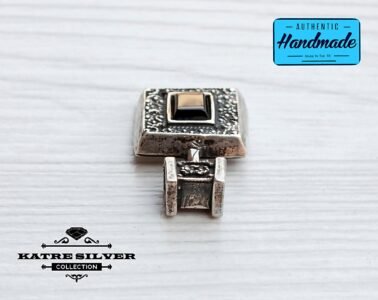 Stunning Black Onyx Pendant Necklace 925 Sterling Silver – Vintage Silver Onyx Necklace Handmade Jewelry Gift for Her - Image 8