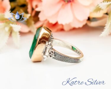 Best Paraiba Tourmaline Ring 925 Sterling Silver – Faceted Blue Green Gemstone Solitaire Ring, Handmade Luxury Jewelry Gift for Her - Image 7