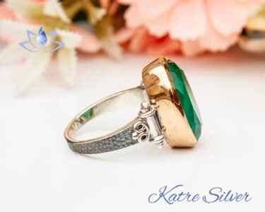 Best Paraiba Tourmaline Ring 925 Sterling Silver – Faceted Blue Green Gemstone Solitaire Ring, Handmade Luxury Jewelry Gift for Her - Image 6