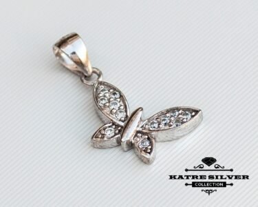 Best CZ Butterfly Pendant 925 Sterling Silver – Tiny Sparkling Butterfly Necklace, Minimalist Summer Jewelry Gift for Her - Image 2