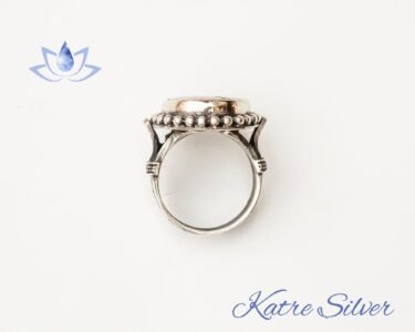 Natural Baltic Amber Ring, Beauty of Nature, Historical Fossil, Perfect Amber Gift For Unisex, Sterling Silver Ring, Beautiful Stone Gift - Image 9