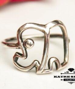 Elephant Ring, Elephant Jewelry, Animal Ring, Silver Elephant Ring, Elephant Gift, Lucky Elephant, Boho Ring, Statement Ring, Vintage Ring