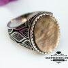 Nacre Ottoman Mens Ring, Men 925K Silver Ring, Turkish Ring, Shell Ring, Mens Stone Ring, Statement Ring, Mens Silver Ring, Silver Men Ring