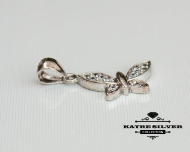 Best CZ Butterfly Pendant 925 Sterling Silver – Tiny Sparkling Butterfly Necklace, Minimalist Summer Jewelry Gift for Her - Image 4