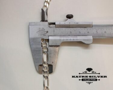 Silver Figaro Link Chain Men, Figaro Chains, Figaro Necklace, Figaro Chain, Solid Silver Chain, Chain Necklace, Necklace Chain, Mens Chain - Image 7