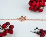 Rose Turkish Diaspore Flower Bracelet, Turkish Bracelet, Flower Bracelet, Flower Jewelry, Floral Bracelet, Silver Bracelet, Summer Bracelet - Image 3