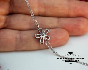 Turkish Diaspore Flower Bracelet, Turkish Bracelet, Flower Bracelet, Flower Jewelry, Floral Bracelet, Silver Bracelet, Summer Bracelet - Image 8