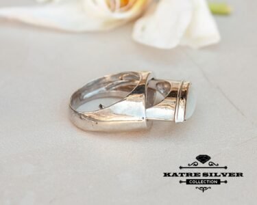 Best Interchangeable Ring for Women 925 Sterling Silver – Red Black White Stone Ring, Handmade Multi Color Statement Jewelry Gift for Her - Image 7