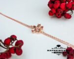 Rose Turkish Diaspore Flower Bracelet, Turkish Bracelet, Flower Bracelet, Flower Jewelry, Floral Bracelet, Silver Bracelet, Summer Bracelet - Image 5