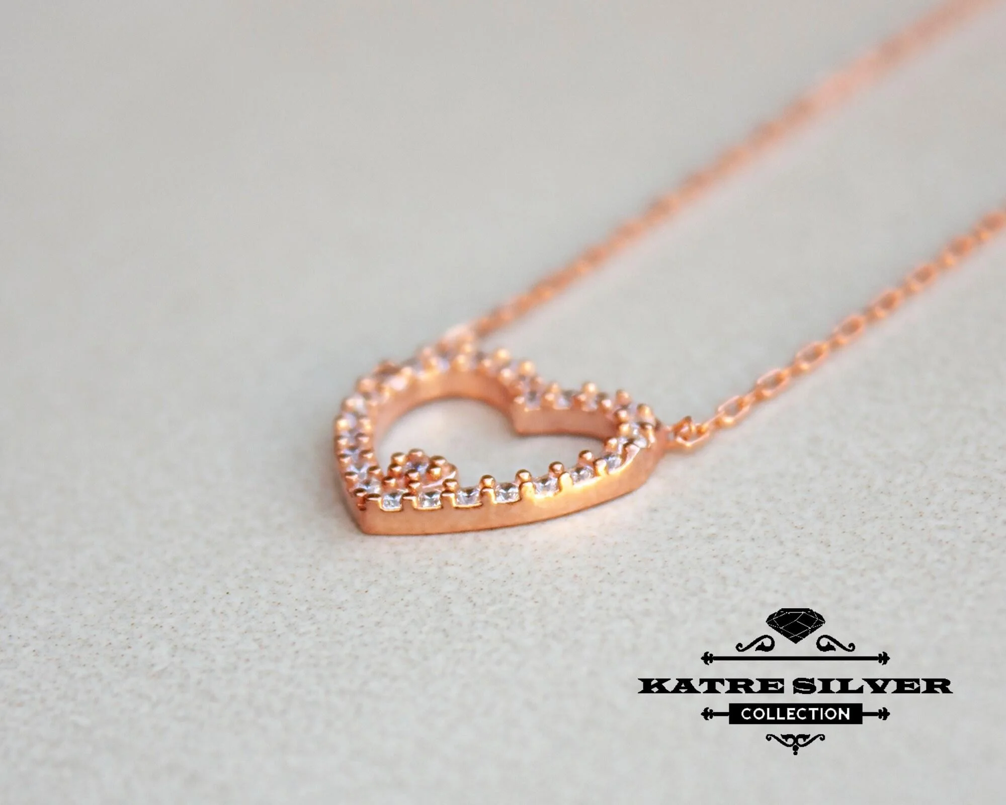 Tiny Heart Necklace, Dainty Heart, Heart Necklace, Heart Pendant, Heart Jewelry, Love Necklace, Silver Heart Pendant, Gold Heart Necklace - Image 6