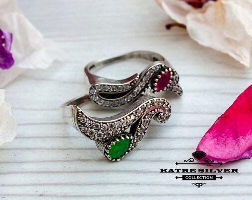 Unique Boho Antique Rings Set for Women, Women Rings Set, Set of 2 Rings, Ring Set Silver, Silver Ring Set, Silver Rings Set, Set of Rings - Image 7