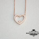 Tiny Heart Necklace, Dainty Heart, Heart Necklace, Heart Pendant, Heart Jewelry, Love Necklace, Silver Heart Pendant, Gold Heart Necklace