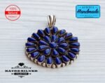 Unique Blue, Silver Necklace, Perfect Lapis Lazuli Handmade Master Craft Pendant Gods Gemstone Healing Chakras Reiki Stone - Image 5