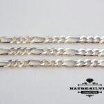 Silver Figaro Link Chain Men, Figaro Chains, Figaro Necklace, Figaro Chain, Solid Silver Chain, Chain Necklace, Necklace Chain, Mens Chain