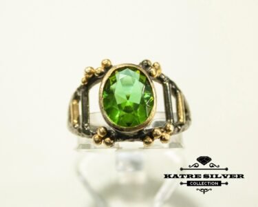 Diaspore Ring Silver 925 – Handmade Turkish Color Changing Gemstone Solitaire Statement Ring Gift for Her - Image 4