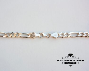 Silver Figaro Link Chain Men, Figaro Chains, Figaro Necklace, Figaro Chain, Solid Silver Chain, Chain Necklace, Necklace Chain, Mens Chain - Image 5