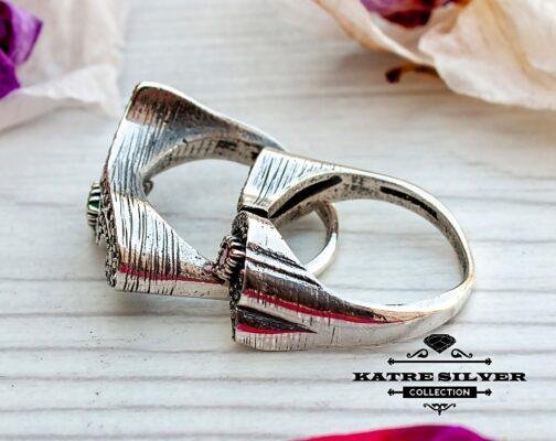 Unique Boho Antique Rings Set for Women, Women Rings Set, Set of 2 Rings, Ring Set Silver, Silver Ring Set, Silver Rings Set, Set of Rings - Image 9