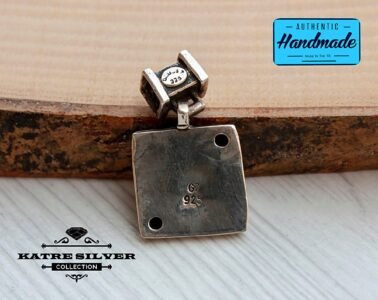 Stunning Black Onyx Pendant Necklace 925 Sterling Silver – Vintage Silver Onyx Necklace Handmade Jewelry Gift for Her - Image 9