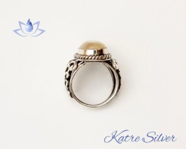 Precious Rare Yellow Amber, Baltic Amber Ring, Man Silver Large Amber Stone Ring, Hand Made Ring, 925k Sterling Silver, Gift for Him - Image 9