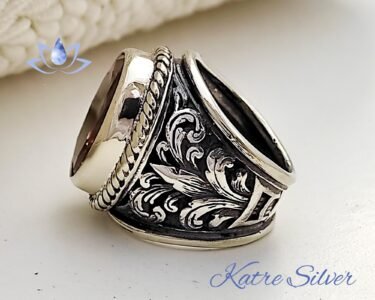 Best Sultanite Ring for Men 925 Sterling Silver – Color Changing Diaspore Ottoman Ring, Handmade Turkish Statement Jewelry Gift for Him - Image 6