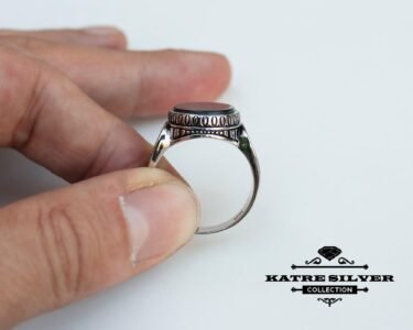 Best Mother of Pearl Shell Ring 925 Sterling Silver – Oval Nacre Seashell Ring, Handmade Ocean Statement Jewelry Gift for Her - Image 8