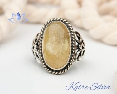 Precious Rare Yellow Amber, Baltic Amber Ring, Man Silver Large Amber Stone Ring, Hand Made Ring, 925k Sterling Silver, Gift for Him - Image 3