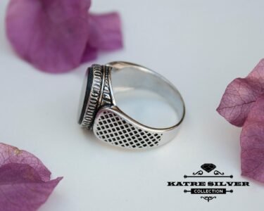 Best Mother of Pearl Shell Ring 925 Sterling Silver – Oval Nacre Seashell Ring, Handmade Ocean Statement Jewelry Gift for Her - Image 6