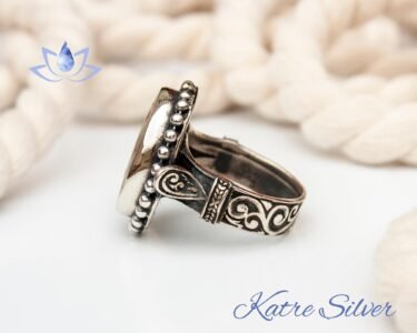 Natural Baltic Amber Ring, Beauty of Nature, Historical Fossil, Perfect Amber Gift For Unisex, Sterling Silver Ring, Beautiful Stone Gift - Image 7