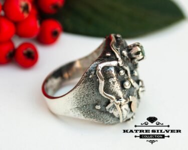 Unique Womens Natural Emerald Ring, Handmade Ring, Designer Ring, Anniversary Ring, Women Ring, Beautiful Ring, Gift Ring, Green Ring - Image 5