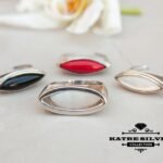 Unique Interchangeable Ring Womens Ring Red Ring Black Ring White Ring Jewelry White Ring Red Ring Black Ring of Womens Silver Jewelry